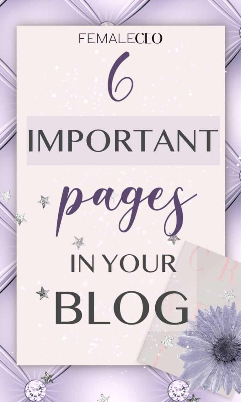 6 Important Pages to Have on Your Blog to nurture know like and trust factor