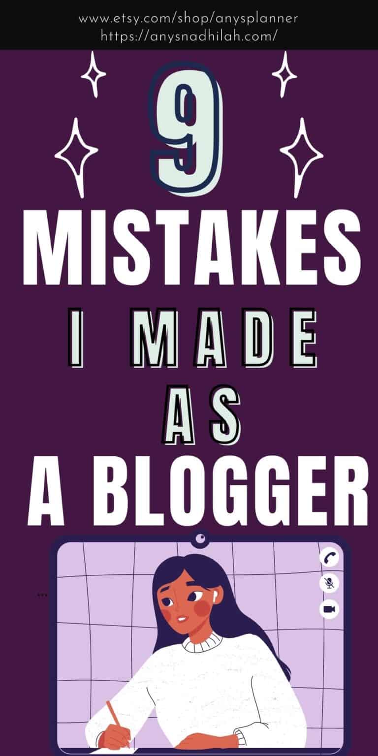The Biggest Mistakes I have made as a Blogger and Business Owner