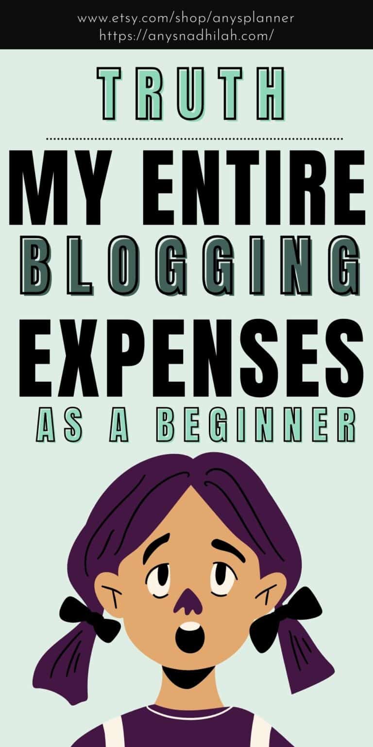 My Entire Blogging Expenses | The Real Truth of being a blogger