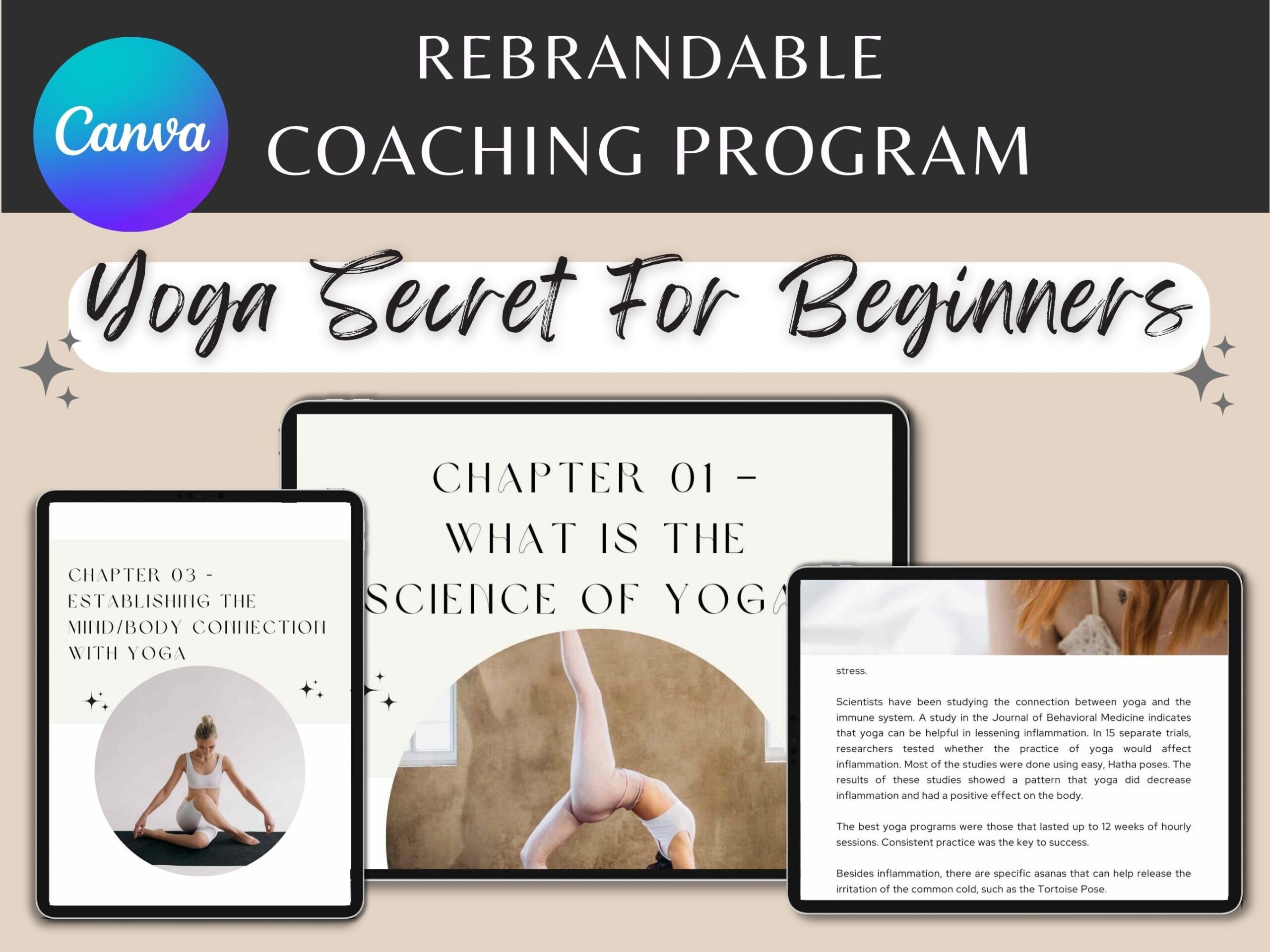 Yoga Secrets for Beginners Done For You Content